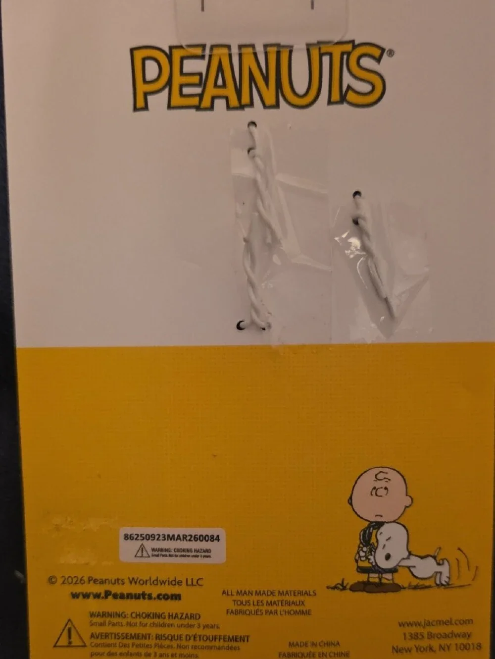 Peanuts Snoopy White & Red Enamel Keychain Or Bag Charm Nwt Super Cute!